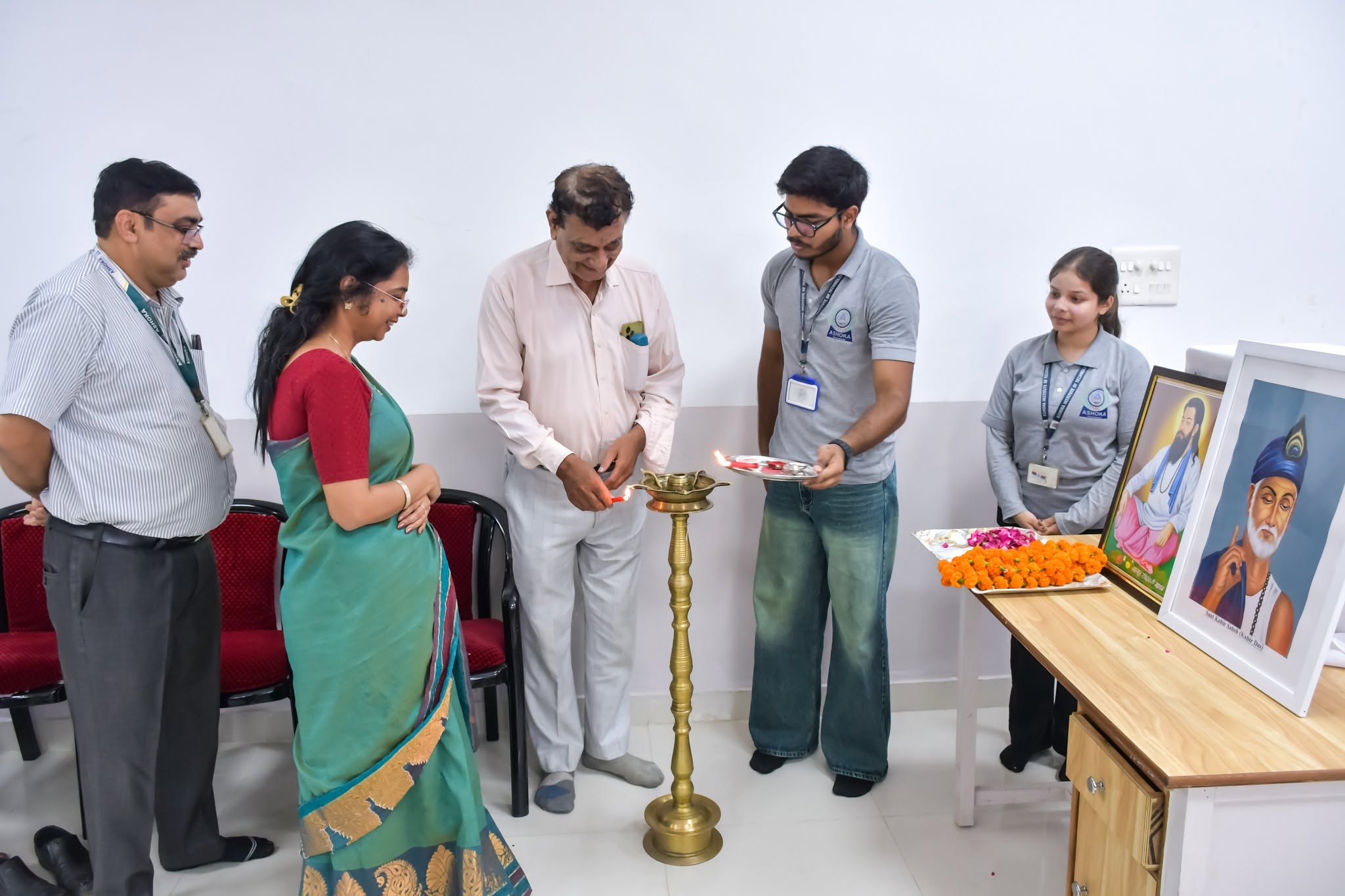🌼 Guru Purnima Celebrated with Devotion at Ashoka Institute of Technology & Management 🌼